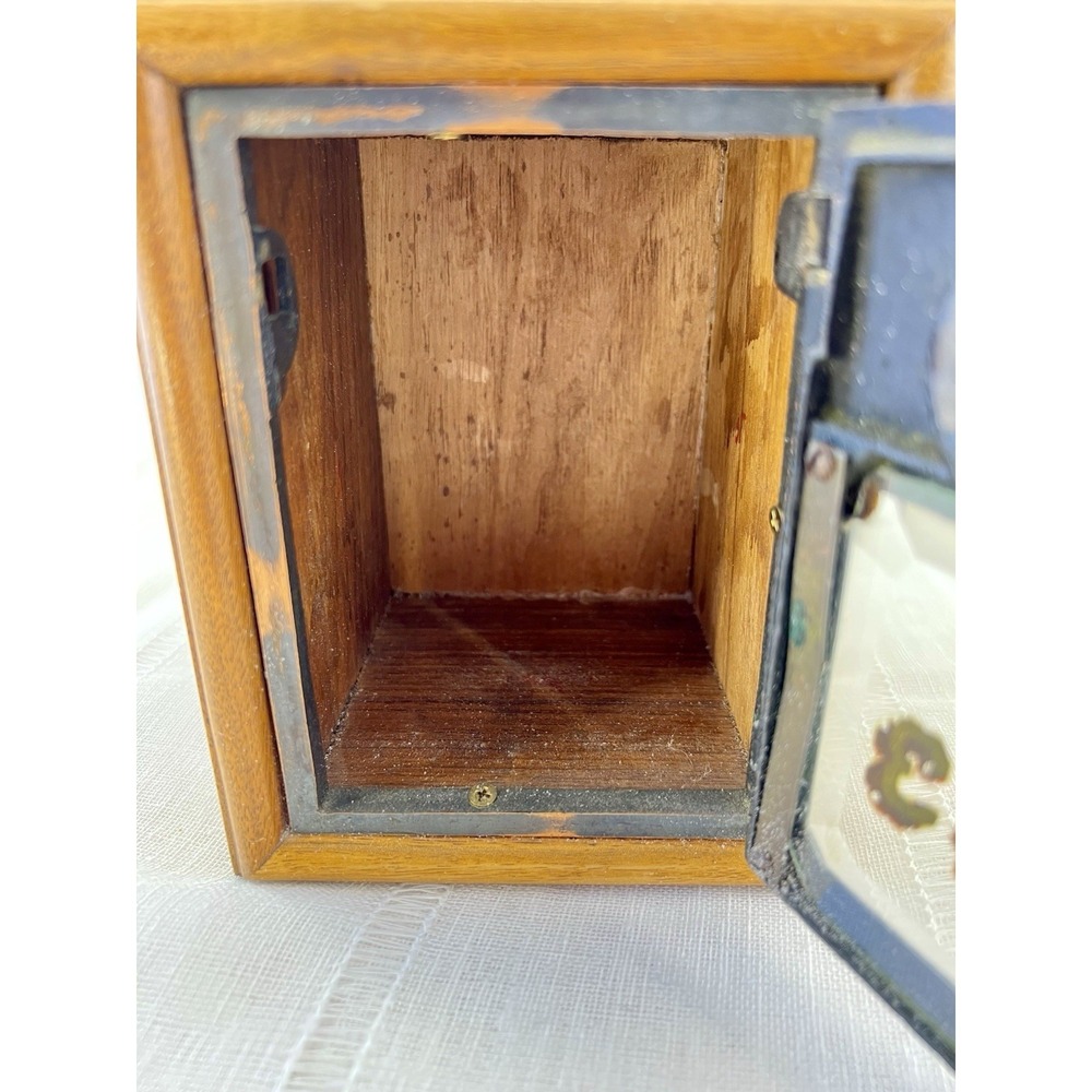 Antique 1901 Post Office Box Door Bank - WORKING COMBO - Am P.O. Equip Co Spur - Picture 11 of 16